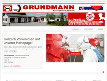 Tablet Screenshot of firma-grundmann.at